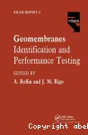 Geomembranes identification and performance testing