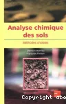 Analyse chimique des sols: mthodes choisies