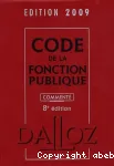 Code de la fonction publique 2009