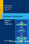 Mthodes numriques : algorithmes, analyse et applications