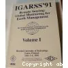 IGARSS'91 Remote sensing : global monitoring for earth management Vol.4