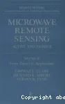 Microwave remote sensing active and passive : vol.3 : From theory to applications