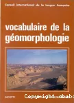 Vocabulaire de la gomorphologie. Index allemand et anglais