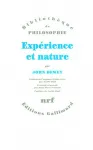 Exprience et nature