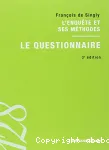 L'enqute et ses mthodes : le questionnaire