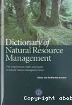 Dictionary of natural resource management