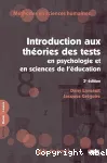 Introduction aux thories des tests en psychologie et en sciences de l'ducation