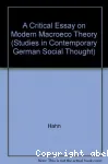 A critical essay on modern macroeconomic theory