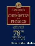 Handbook of chemistry and physics