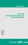 Analyser les politiques publiques d'environnement