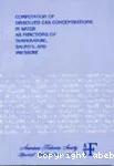 Computation of dissolved gas concentrations in water as functions of temperature, salinity, and pressure