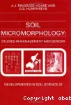 Soil micromorphology : Studies in management and genesis