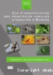 Cl d'identification des principales familles d'insectes d'Europe