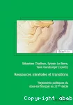 Ressources minrales et transitions