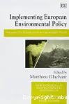 Implementing european environmental policy