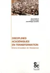 Disciplines acadmiques en transformation