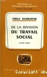 De la division du travail social