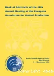 Book of abstracts of the 55th annual meeting of the European association for animal production