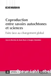 Coproduction entre savoirs autochtones et sciences