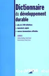 Dictionnaire du dveloppement durable