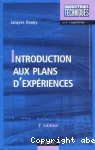 Introduction aux plans d'expriences