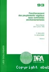 Fonctionnement des peuplements vgtaux sous contraintes environnementales