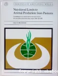 Nutritional limits to animal production from pastures