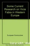 Some current research on Vicia faba in western Europe