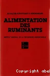 Alimentation des ruminants.