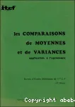 Les comparaisons de moyennes et de variances - application  l'agronomie.