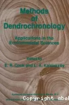 Methods of dendrochronology. Applications in the environmental sciences