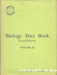 Biology data book. Volume 3