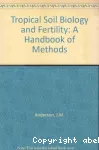 Tropical soil biology and fertility : A handbook of methods