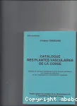 Catalogue des plantes vasculaires de la corse