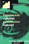 Patrimoine culturel, patrimoine naturel