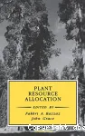 Plant resource allocation