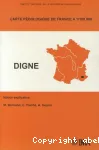 Carte pdologique de France  1:100.000. Digne