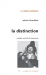 La distinction : critique sociale du jugement