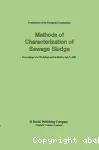 Methods of characterization of sewage sludge