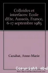 Collodes et interfaces