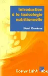 Introduction  la toxicologie nutritionnelle