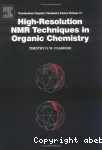 High-resolution NMR techniques in organic chemistry