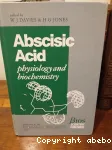 Abscisic acid physiology and biochemistry