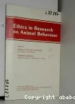 Ethics in research on animal behaviour : readings from animal behaviour