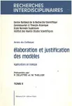 Elaboration et justification des modles Application en biologie