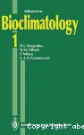 Advances in Bioclimatology