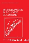 Microdomains in polymer solutions