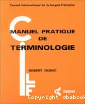 Manuel pratique de terminologie