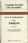 Cours de mathmatiques. Tome 2. Analyse