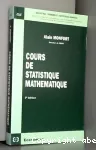 Cours de statistique mathmatique